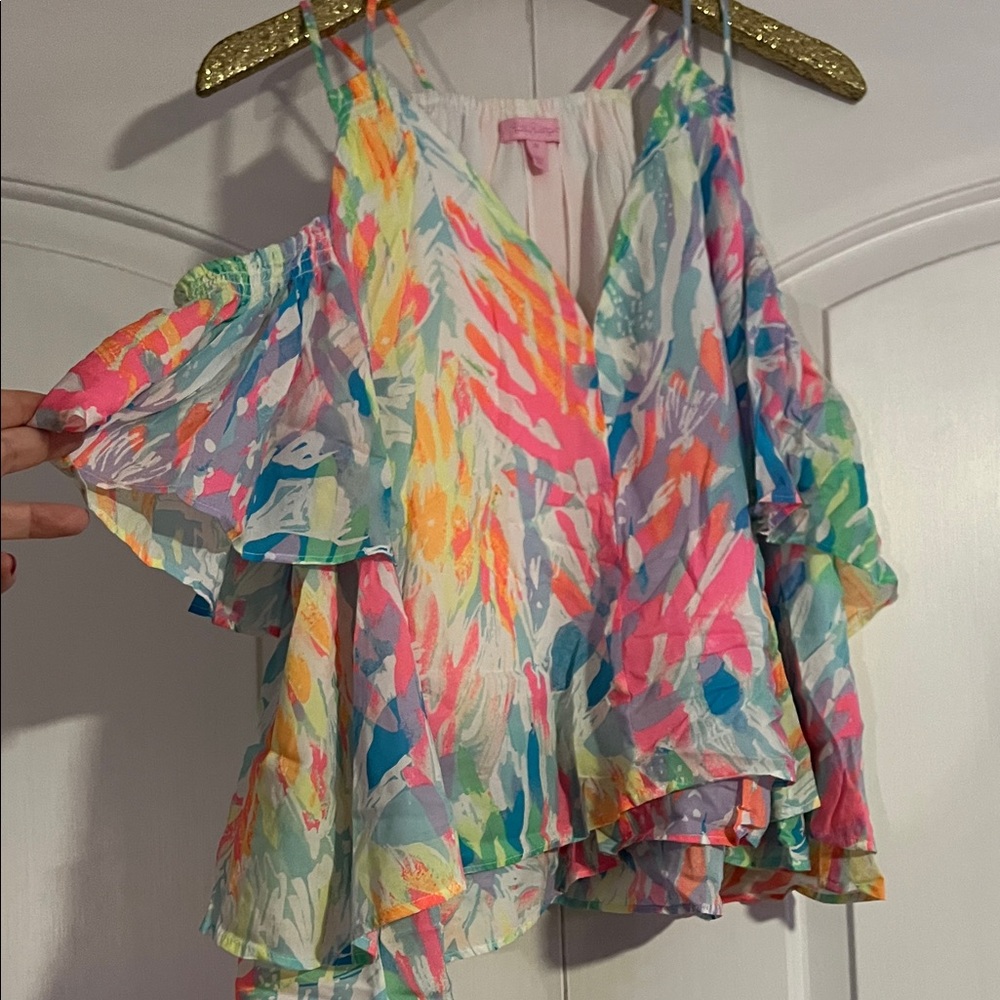 Colorful Off-Shoulder Lilly Pulitzer Women's Top